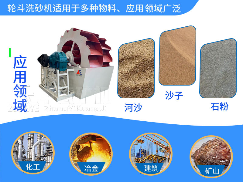 輪斗洗砂機應(yīng)用