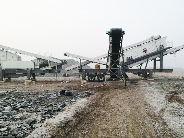 山東壽光移動破碎機(jī)破碎建筑垃圾再生