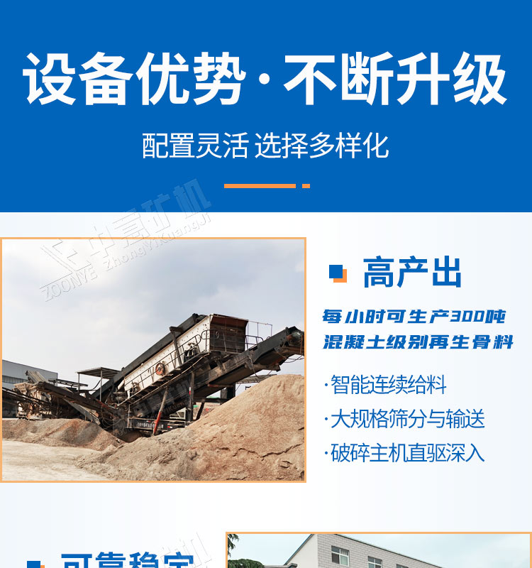 移動建筑垃圾處理設備