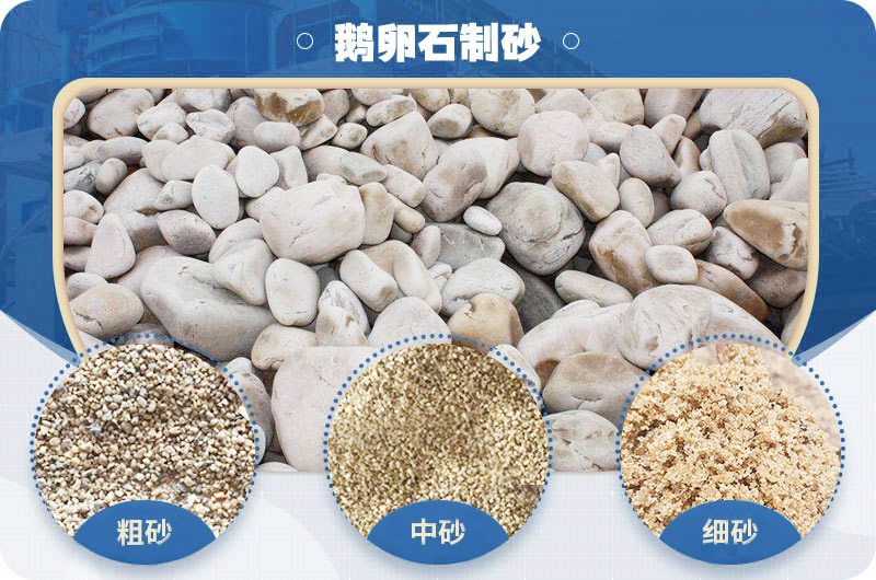風(fēng)化石，鵝卵石制砂